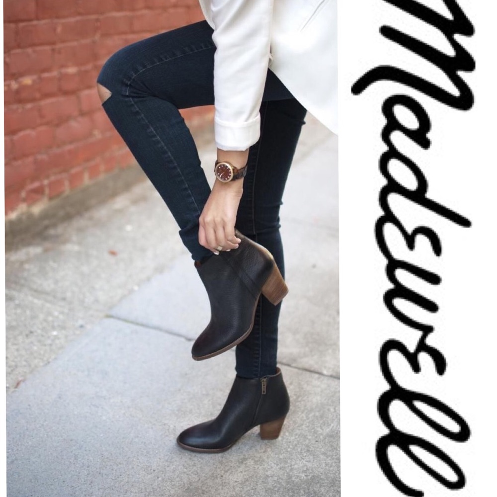 Gorgeous Black Madewell “Billie” Booties